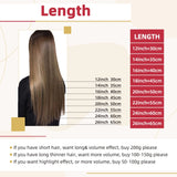 Clip in Hair Extensions Real Natural Hair Remy Straight Set 5&7 Pcs