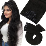 Clip in Hair Extensions Real Natural Hair Remy Straight Set 5&7 Pcs