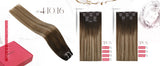 Clip in Hair Extensions Real Natural Hair Remy Straight Set 5&7 Pcs