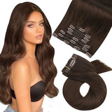 Clip in Hair Extensions Real Natural Hair Remy Straight Set 5&7 Pcs