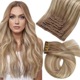 Clip in Hair Extensions Real Natural Hair Remy Straight Set 5&7 Pcs