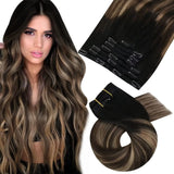 Clip in Hair Extensions Real Natural Hair Remy Straight Set 5&7 Pcs